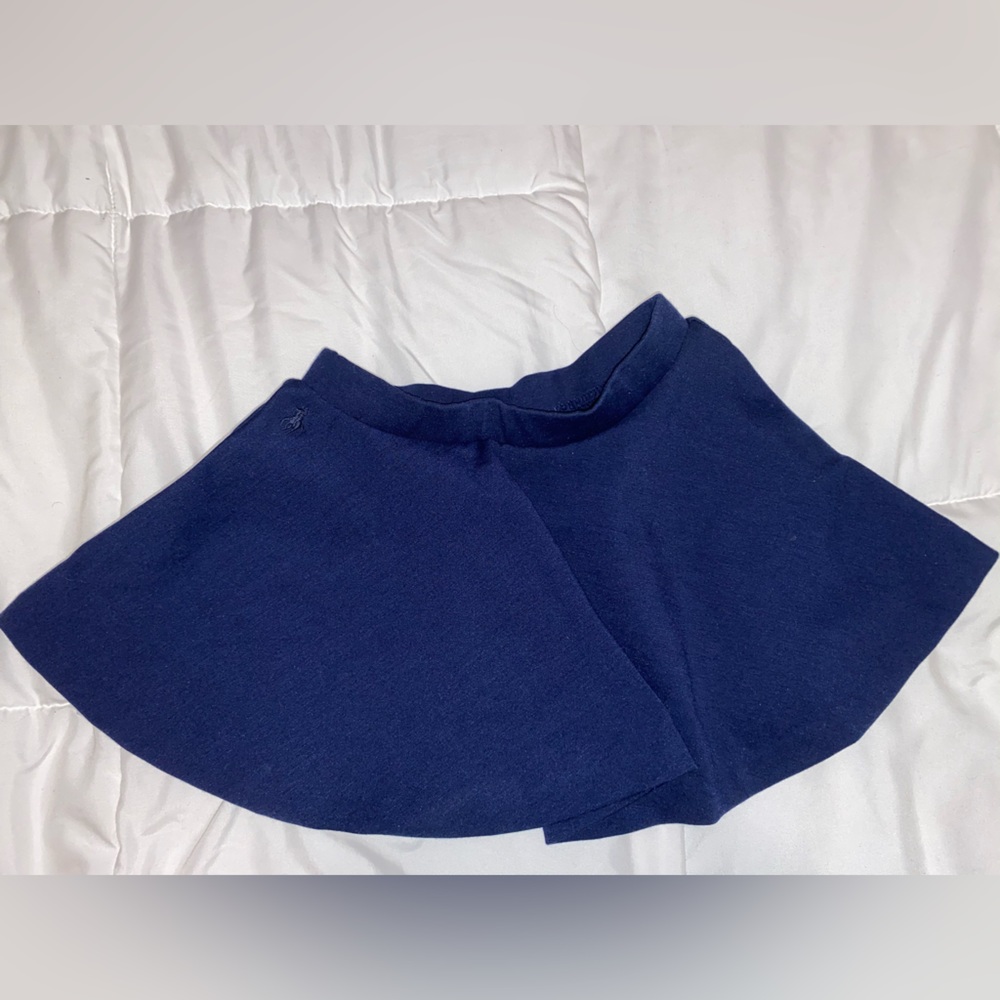 Ralph Lauren Toddler Navy Blue Flare Skirt
